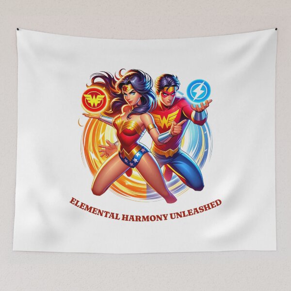Item preview, Wonder twins - Elemental harmony unleashed designed and sold by JansenGS.