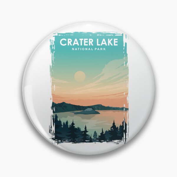 Item preview, Crater Lake National Park Travel Poster designed and sold by Stadify.