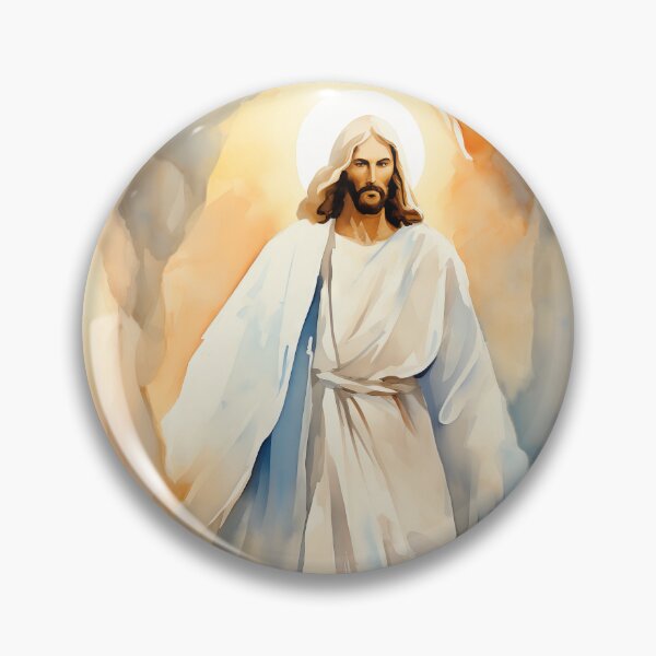 Item preview, Jesus Christ Resurrection Scene - Easter Watercolour Art designed and sold by AdamesArtStudio.