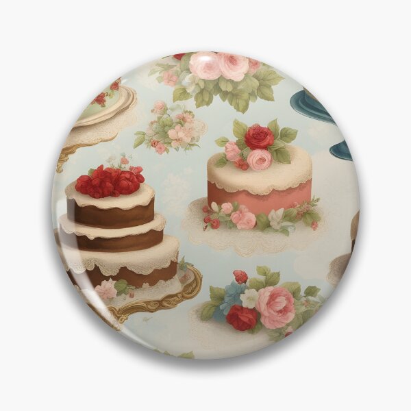 Item preview, Cakes painted in vintage style designed and sold by Working-Woman.