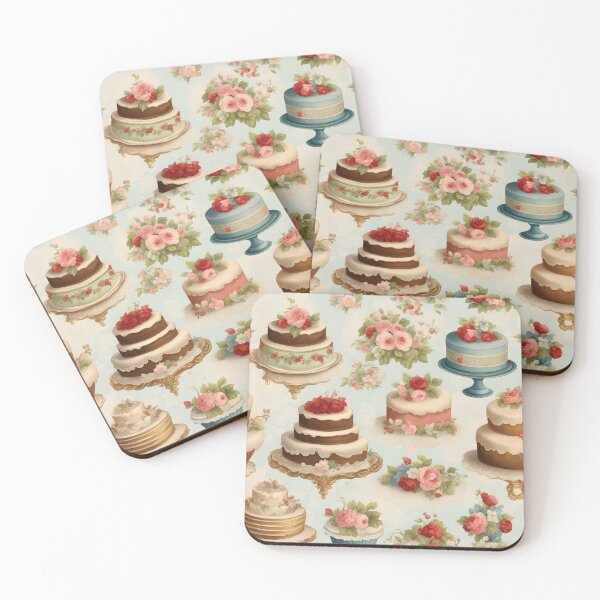 Item preview, Cakes painted in vintage style designed and sold by Working-Woman.