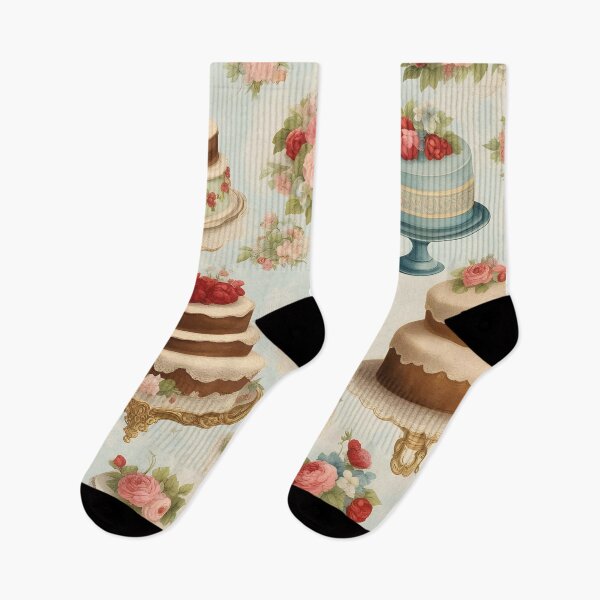 Item preview, Cakes painted in vintage style designed and sold by Working-Woman.