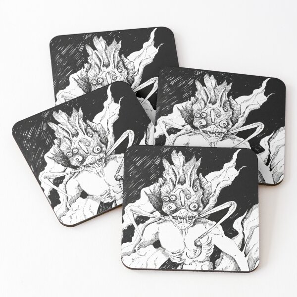 Item preview, Night terror demon black and white designed and sold by UnicornCornHorn.