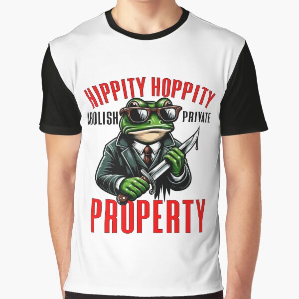 Vista previa del artículo con la obra «Hippity Hoppity abolir la propiedad privada», diseñado y vendido por Empiredesigner3.