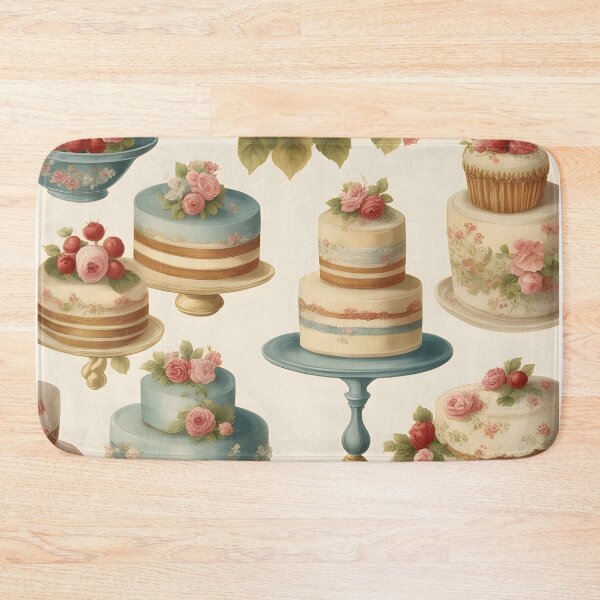 Item preview, Cakes painted in vintage style designed and sold by Working-Woman.