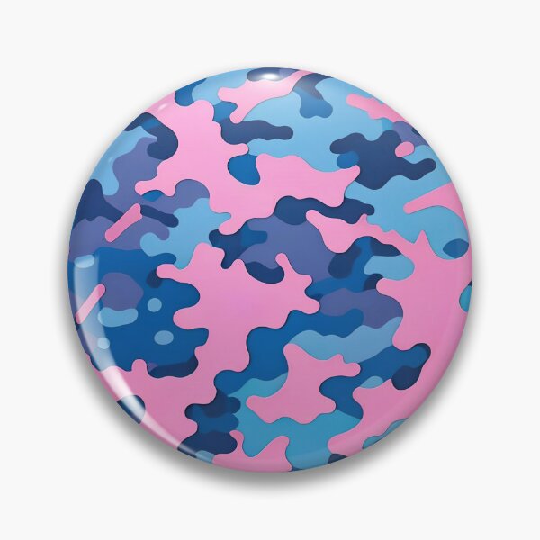 Item preview, Pink Blue Camouflage Pattern designed and sold by TheArtOfPat.