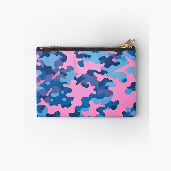 Item preview, Pink Blue Camouflage Pattern designed and sold by TheArtOfPat.