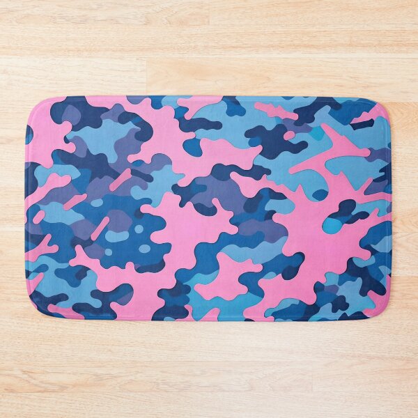 Item preview, Pink Blue Camouflage Pattern designed and sold by TheArtOfPat.
