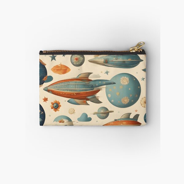 Item preview, Spaceships painted in vintage style designed and sold by Working-Woman.
