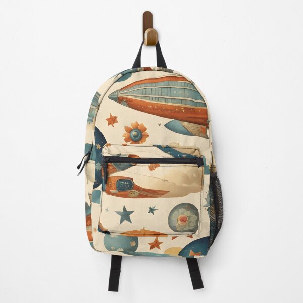 Item preview, Spaceships painted in vintage style designed and sold by Working-Woman.