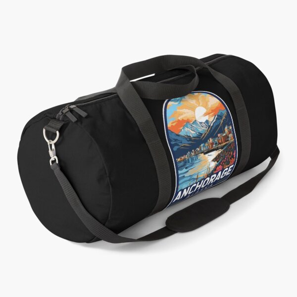 Item preview, Anchorage Alaska Travel Art Emblem designed and sold by KrisSidDesigns.