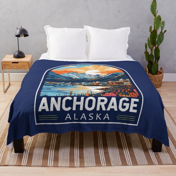 Item preview, Anchorage Alaska Travel Art Emblem designed and sold by KrisSidDesigns.