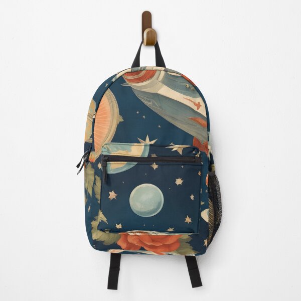 Item preview, Spaceships painted in vintage style designed and sold by Working-Woman.