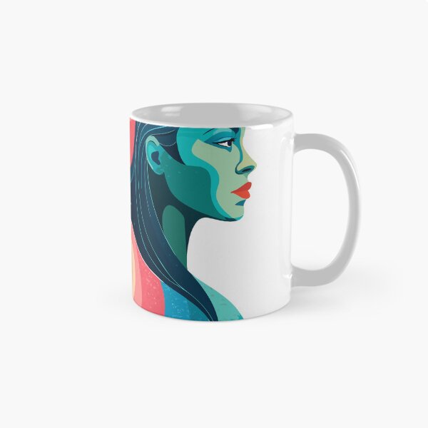 Item preview, Unity in Diversity: Embracing Multiculturalism in a Colorful Illustration of Women's Profiles designed and sold by Rosa Elena Albornoz Mendez.