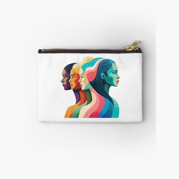 Item preview, Unity in Diversity: Embracing Multiculturalism in a Colorful Illustration of Women's Profiles designed and sold by Rosa Elena Albornoz Mendez.