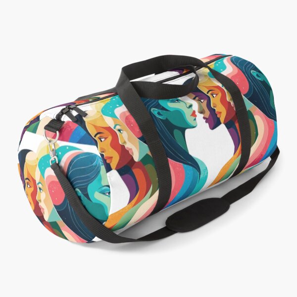 Item preview, Unity in Diversity: Embracing Multiculturalism in a Colorful Illustration of Women's Profiles designed and sold by Rosa Elena Albornoz Mendez.
