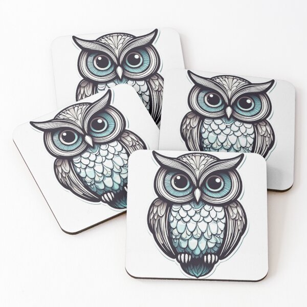 Item preview, Horned Owl Art designed and sold by FamiliarPufferfish.