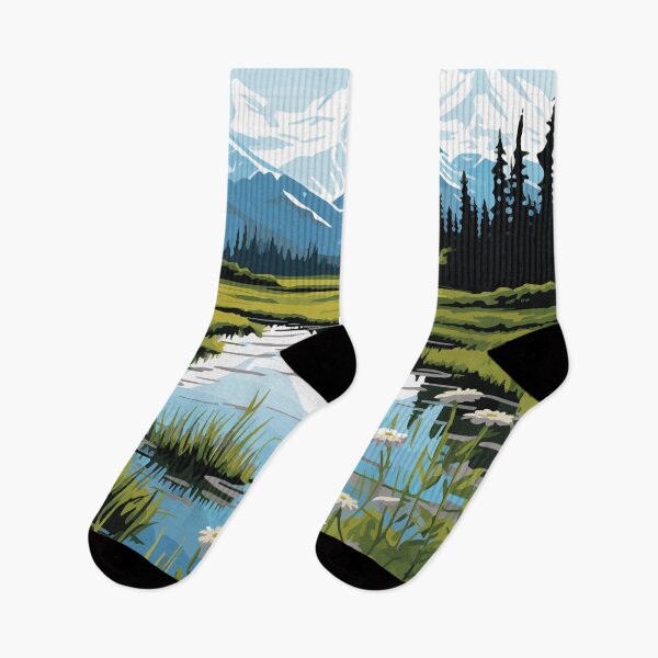 Item preview, Alaska Travel Art Vintage designed and sold by KrisSidDesigns.