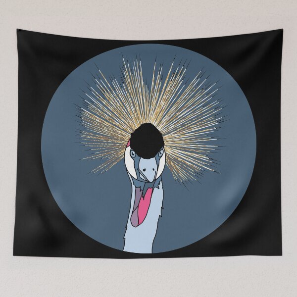 Item preview, Crowned Crane | Gift for Crowned Crane Lovers designed and sold by Marian Murdoch.