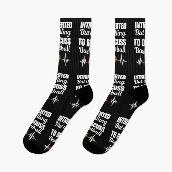Item preview, Introverted but willing to discuss basketball, funny quote or saying for athletes and people who love and like basketball sport designed and sold by NBSStore.