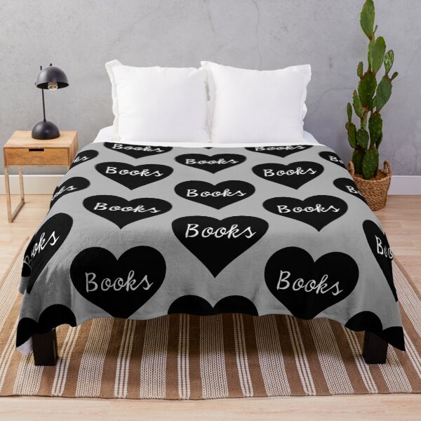 Item preview, Books at Heart: Black Heart Book Lover Design designed and sold by Seedcap7.