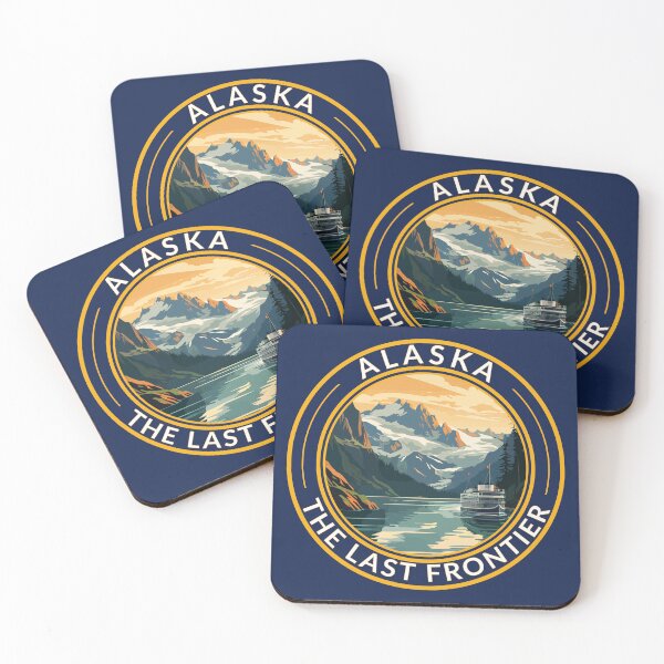 Item preview, Alaska Travel Art Badge designed and sold by KrisSidDesigns.