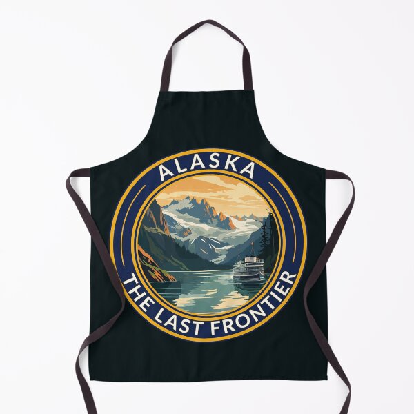 Item preview, Alaska Travel Art Badge designed and sold by KrisSidDesigns.