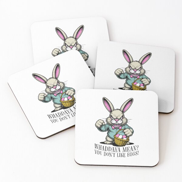 Item preview, Funny Angry Easter Bunny Whaddaya Mean You Don't Like Eggs designed and sold by GrandeDuc.