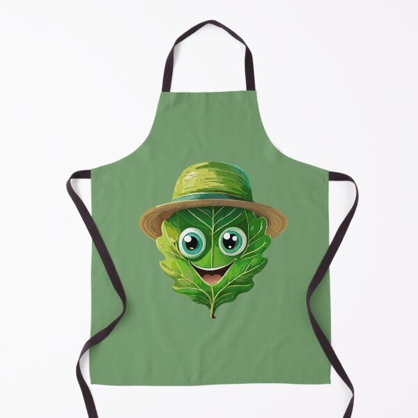 Item preview, Green with leaf eyes and a hat designed and sold by Firas Aljazzar.
