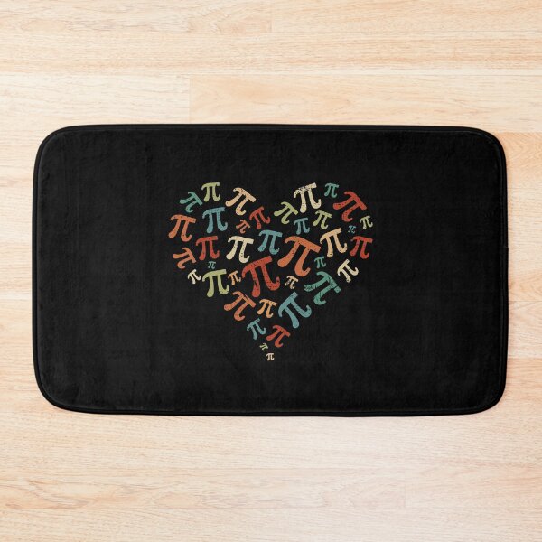 Item preview, Pi Heart - Pi signs in Heart-shape March 14 Holiday Retro Mathematics Design designed and sold by venomousvector.