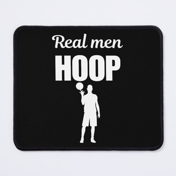 Item preview, Real men hoop, funny quote or saying for athletes and people who love and like basketball sport. Basketball athlete vibes.. designed and sold by NBSStore.
