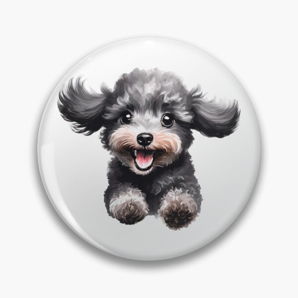 Item preview, Paw-some Toy Poodle Grey designed and sold by quoting.