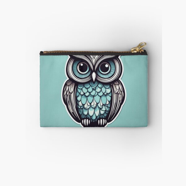 Item preview, Horned Owl Cartoon designed and sold by FamiliarPufferfish.