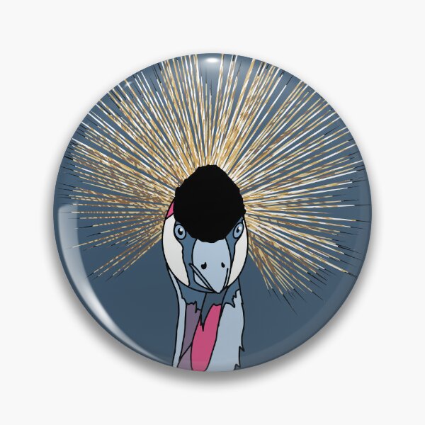 Item preview, Crowned Crane | Gift for Crowned Crane Lovers designed and sold by Marian Murdoch.