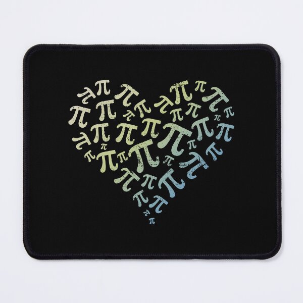 Item preview, Pi Heart - Pi symbols Heart-shaped March 14 Holiday Retro Mathematics Design designed and sold by venomousvector.