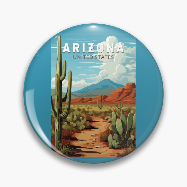 Item preview, Arizona Travel Art Vintage designed and sold by KrisSidDesigns.