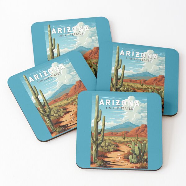Item preview, Arizona Travel Art Vintage designed and sold by KrisSidDesigns.