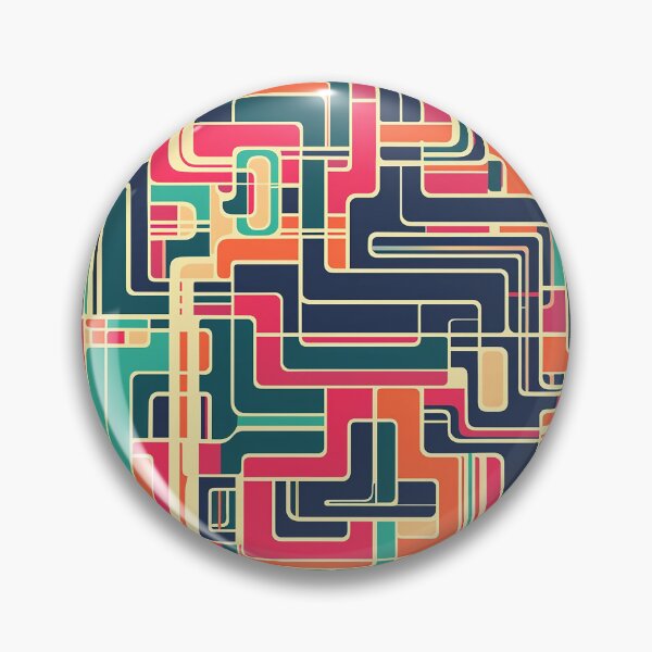 Item preview, Curved Retro Lines designed and sold by Alfredus.