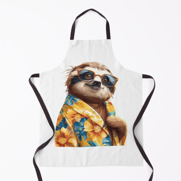 Item preview, Sloth hawaiian with sunglasses designed and sold by MaateoDesign.