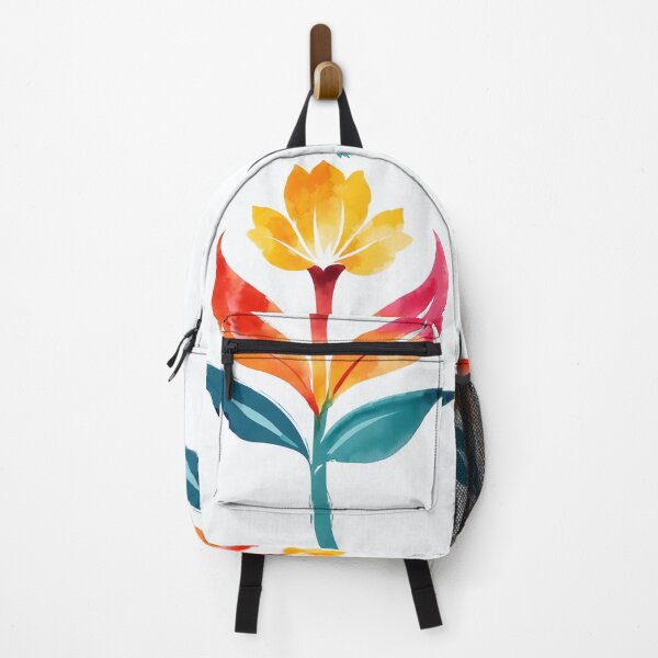 Item preview, Colorful stylish minimalist abstract flowers water color designed and sold by yeekazar.