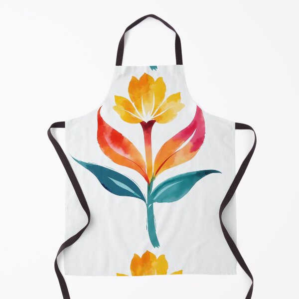 Item preview, Colorful stylish minimalist abstract flowers water color designed and sold by yeekazar.