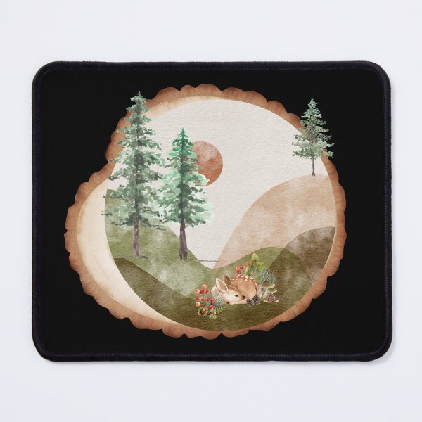 Item preview, Slice of Nature with Sleeping Fawn designed and sold by SunandShade.