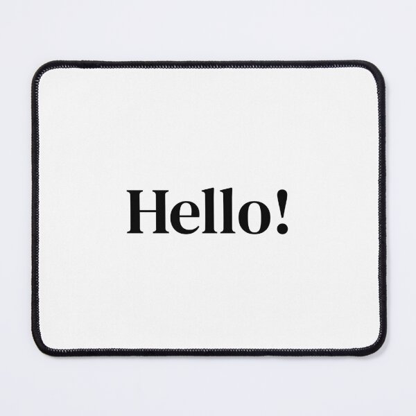 Item preview, Hello Word Text Typography Design designed and sold by YourChoiceArt.