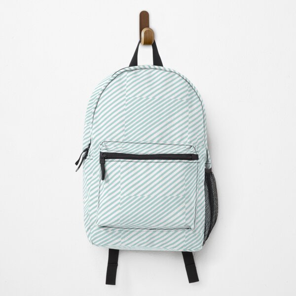 Item preview, Pale Aqua Diagonal Stripes designed and sold by CapriCreatives.