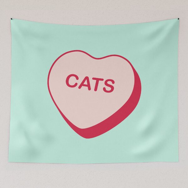 Item preview, Cats Candy Heart designed and sold by creativecurly.