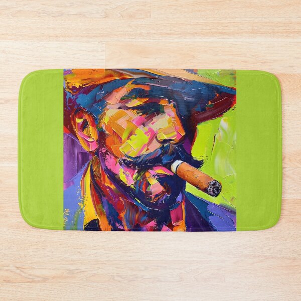 Item preview, Vivid Whirlwind- A Dynamic Impasto Sojourn through the Trippy Dance of Cigar Smoke designed and sold by OlfactoART Studio.