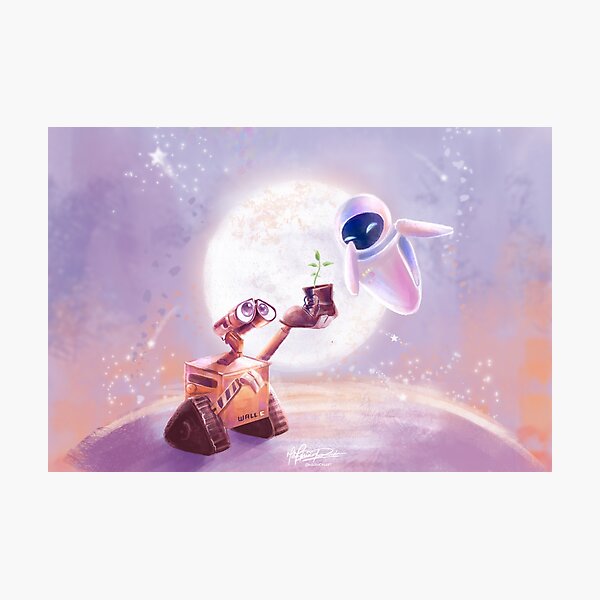 Item preview, Wall E Love Fanart designed and sold by M.MONARTS.