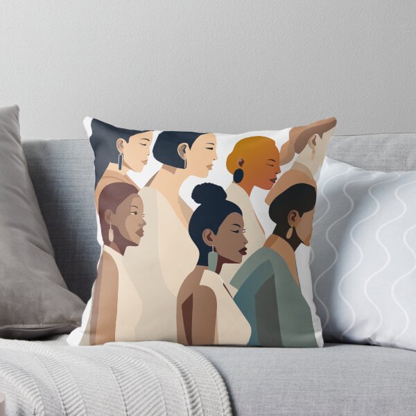 Item preview, Unity in Diversity: A Serene Illustration of Seven Women of Different Ethnicities designed and sold by Rosa Elena Albornoz Mendez.