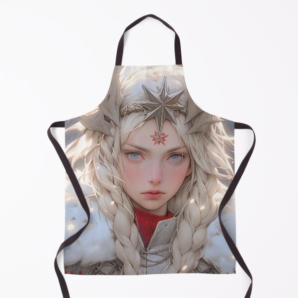 Item preview, Mystic Alabaster Frost Seraph Anime Girl designed and sold by bubblegoth.