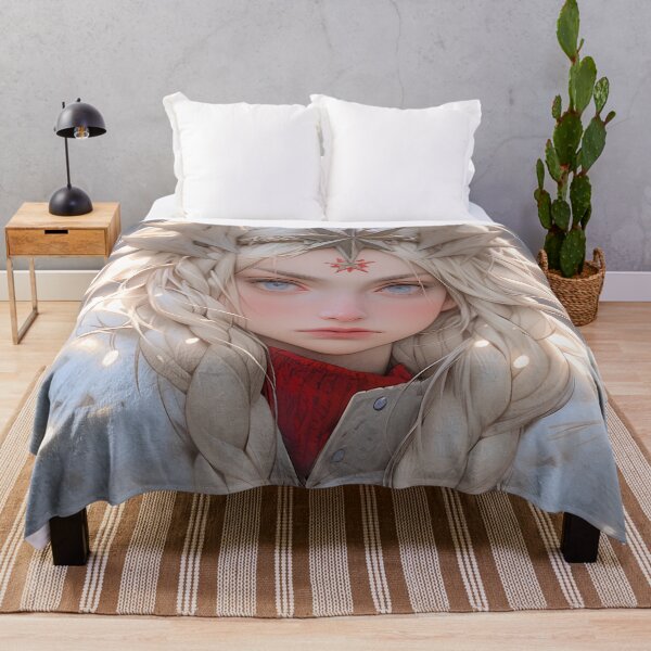 Item preview, Mystic Alabaster Frost Seraph Anime Girl designed and sold by bubblegoth.